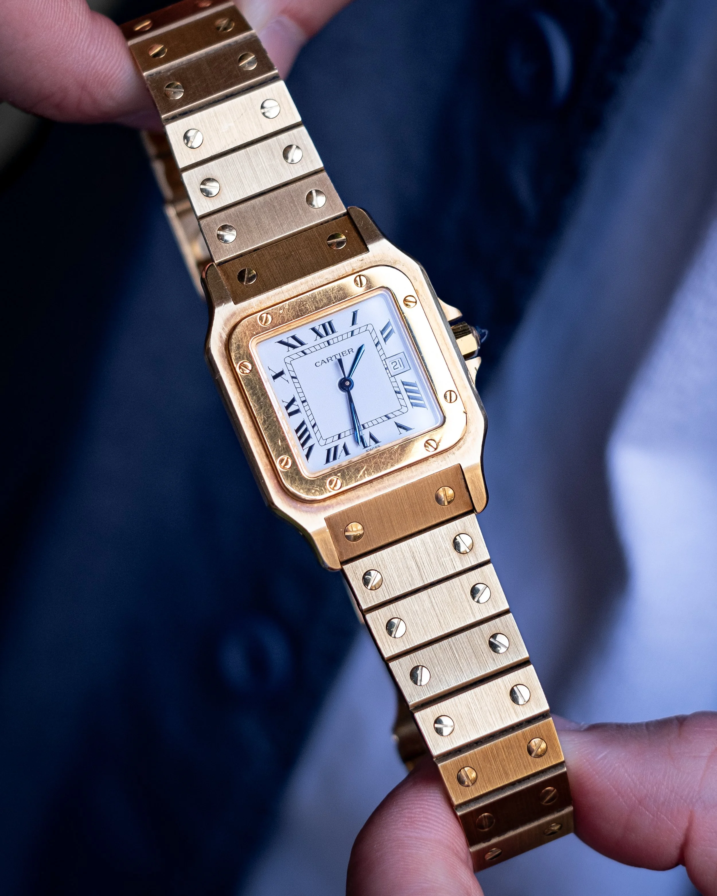 Circa 1980's Cartier Santos Carrée 2960 — Watch Brothers London